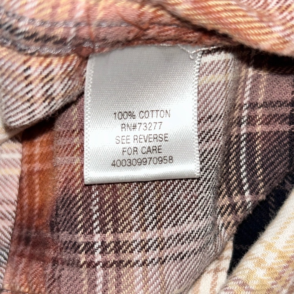 Jurassic Park Custom Bleached Flannel Shirt Croft & Barrow XL Movie Logo - Picture 10 of 12